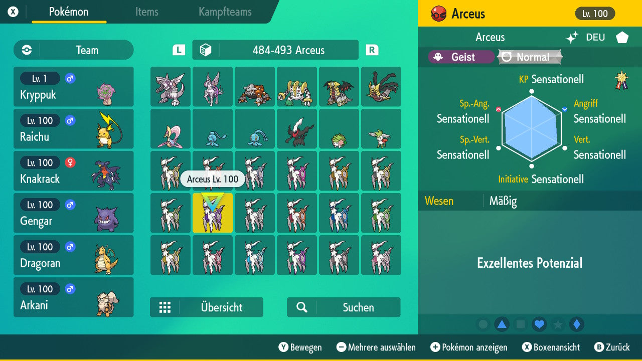 #493 Arceus Geist