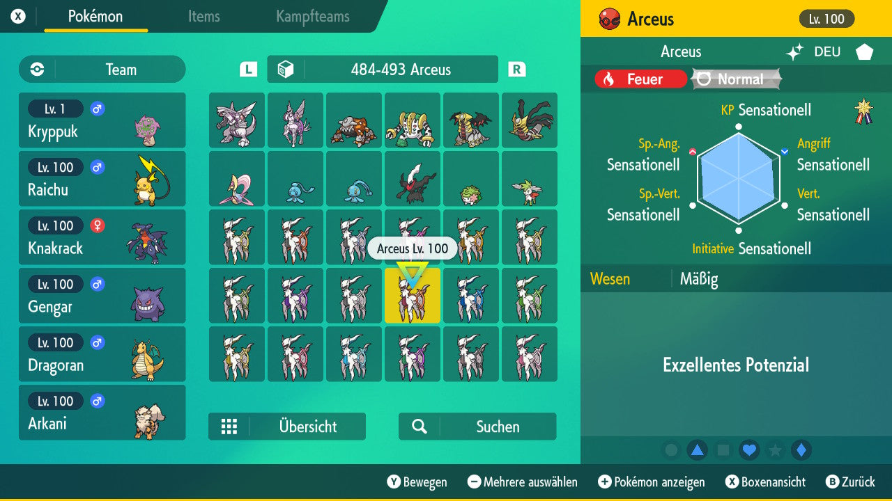 #493 Arceus Fire
