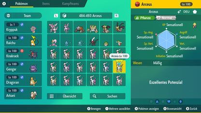 #493 Arceus Pflanze