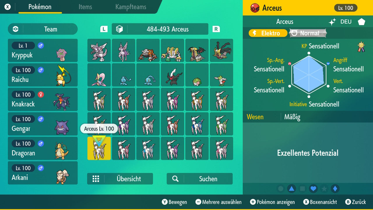 #493 Arceus Elektro