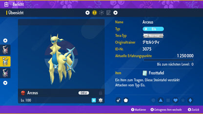 #493 Arceus Eis