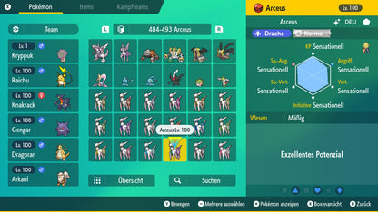 #493 Arceus Drache