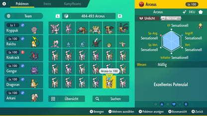 #493 Arceus Unlicht
