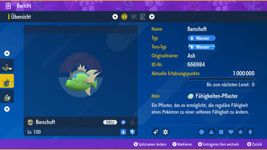#550 Barschuft Blaulinige Form