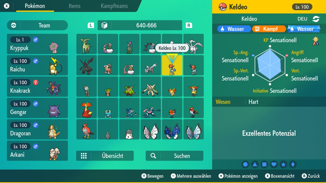 #647 Keldeo Standardform
