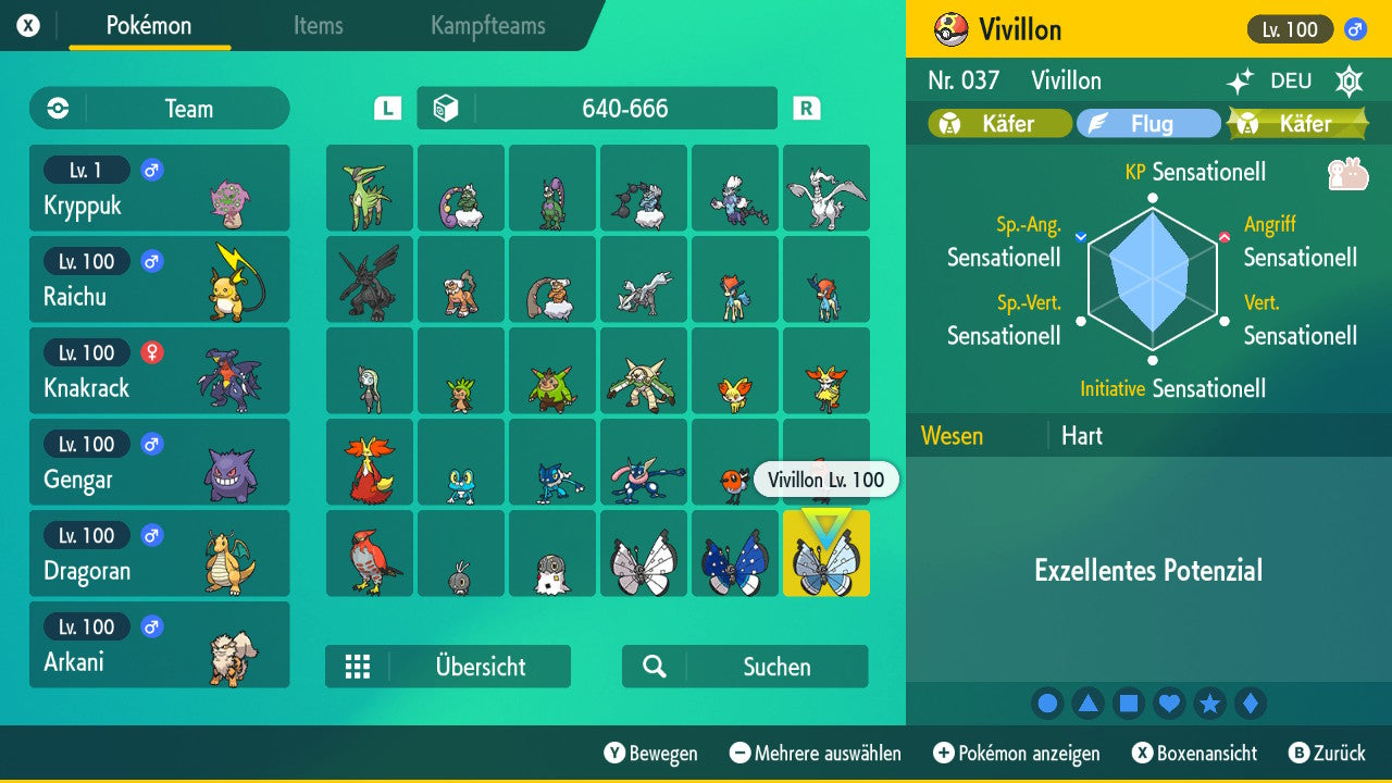 #666 Motif flocons Vivillon