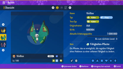 #666 Vivillon Ornamental Garden Pattern