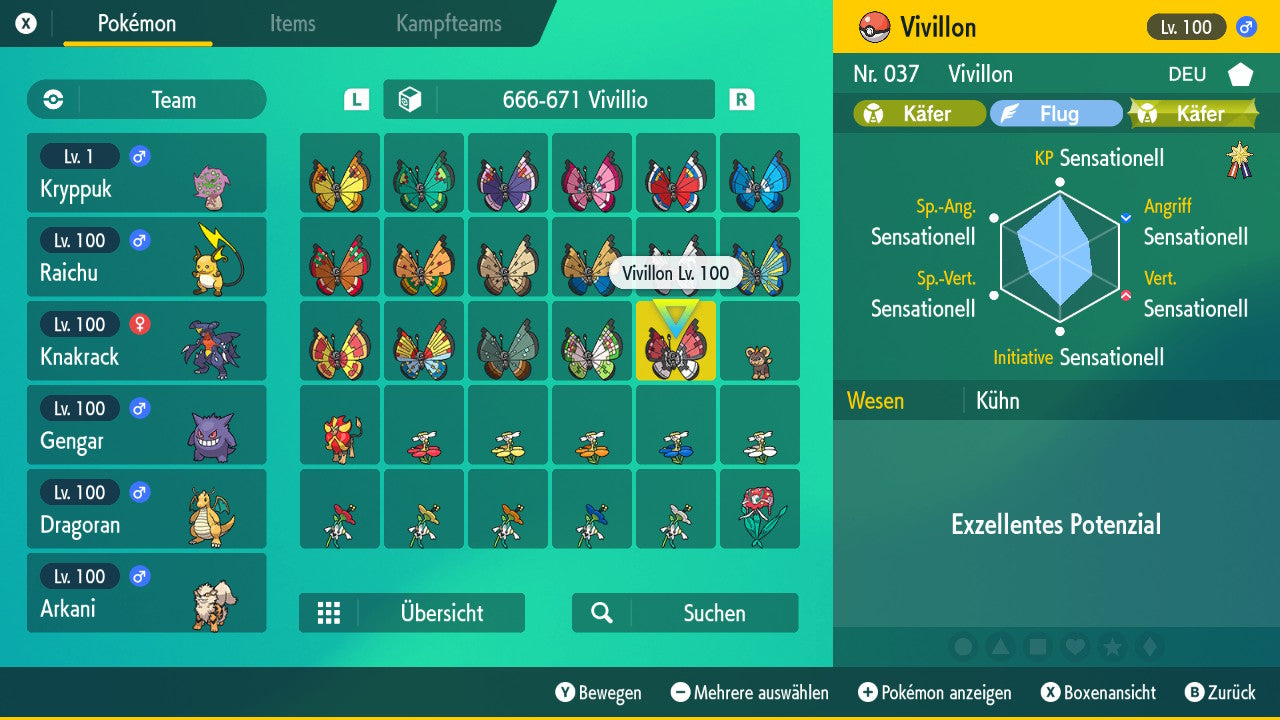 #666 Modèle Pokéball Vivillon