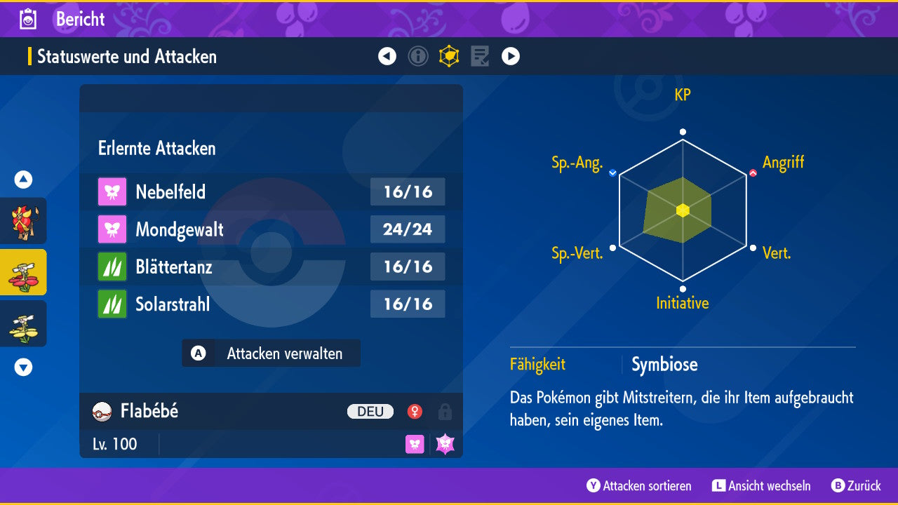 #669 Flabébé Rotblütler