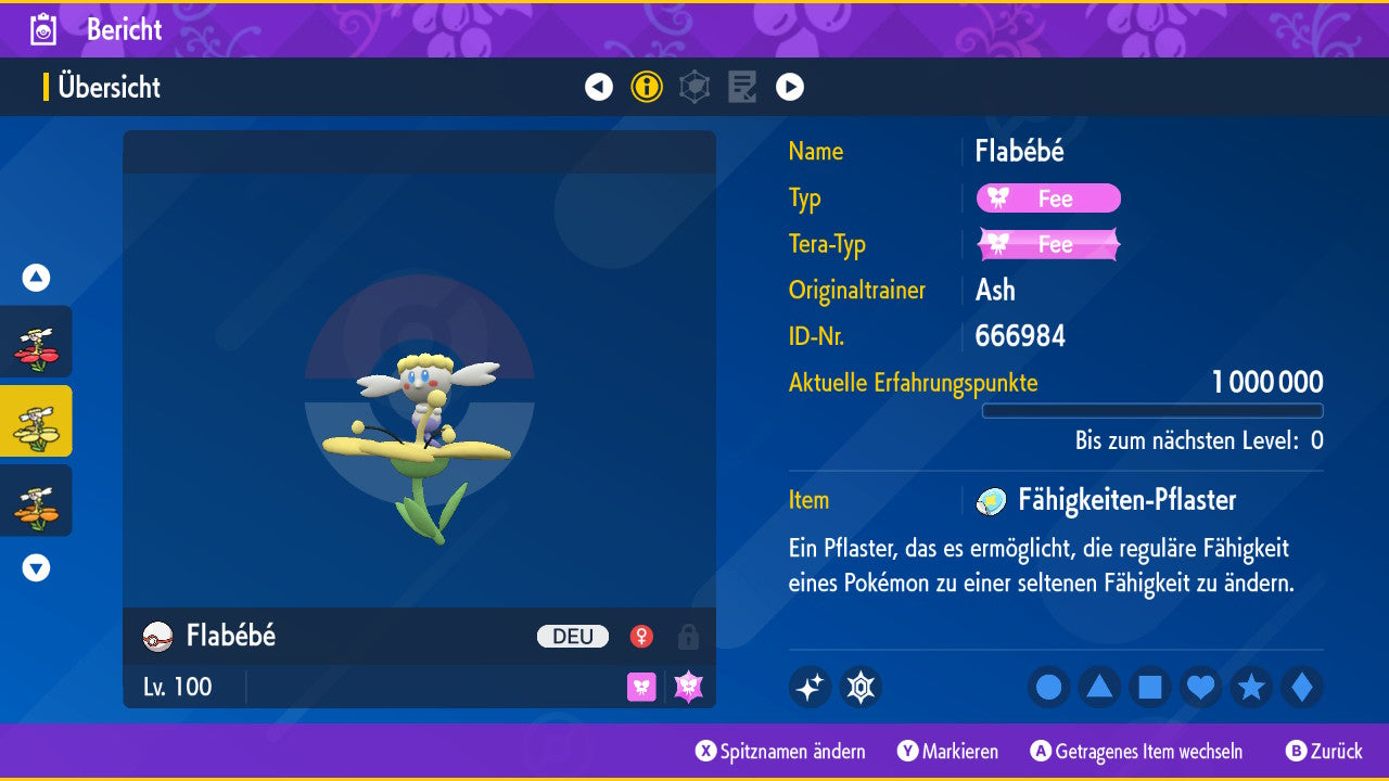 #669 Flabébé Gelbblütler