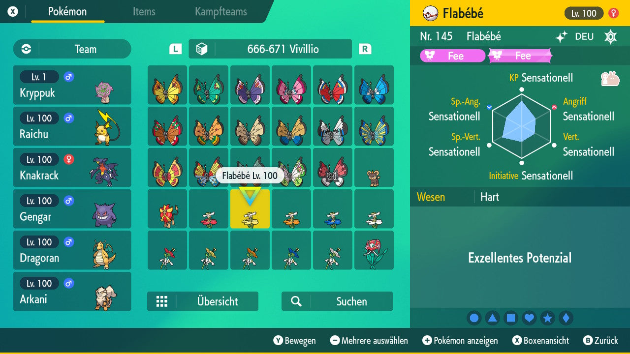 #669 Flabébé Gelbblütler