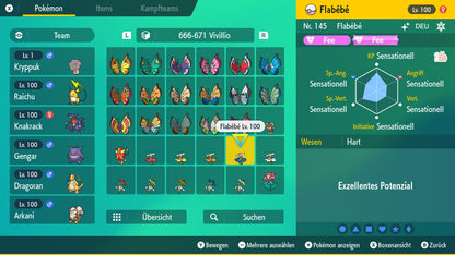 #669 Flabébé Blaublütler