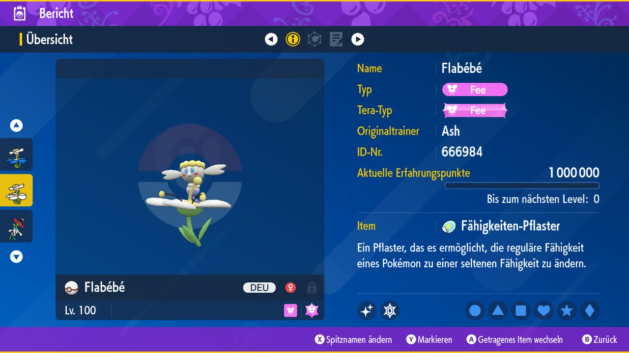 #669 Flabébé Weißblütler
