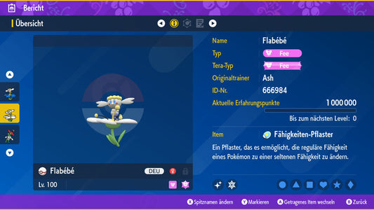 #669 Flabébé Weißblütler
