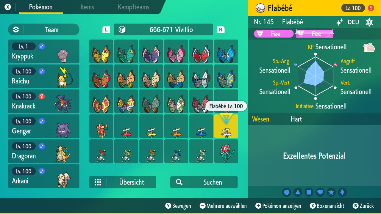 #669 Flabébé Weißblütler