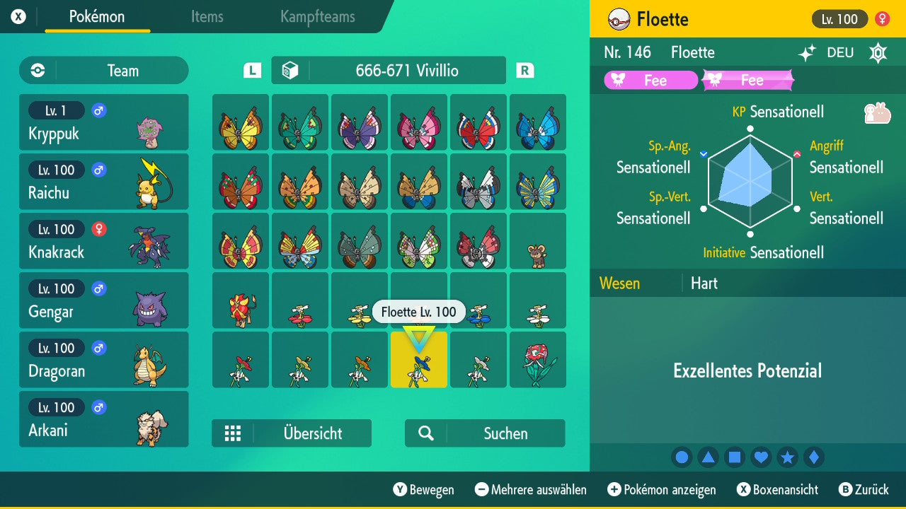 #670 Floette Blaublütler