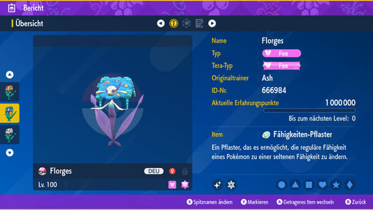 #671 Florges Blaublütler