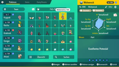 #745 Forme crépusculaire Lycanroc