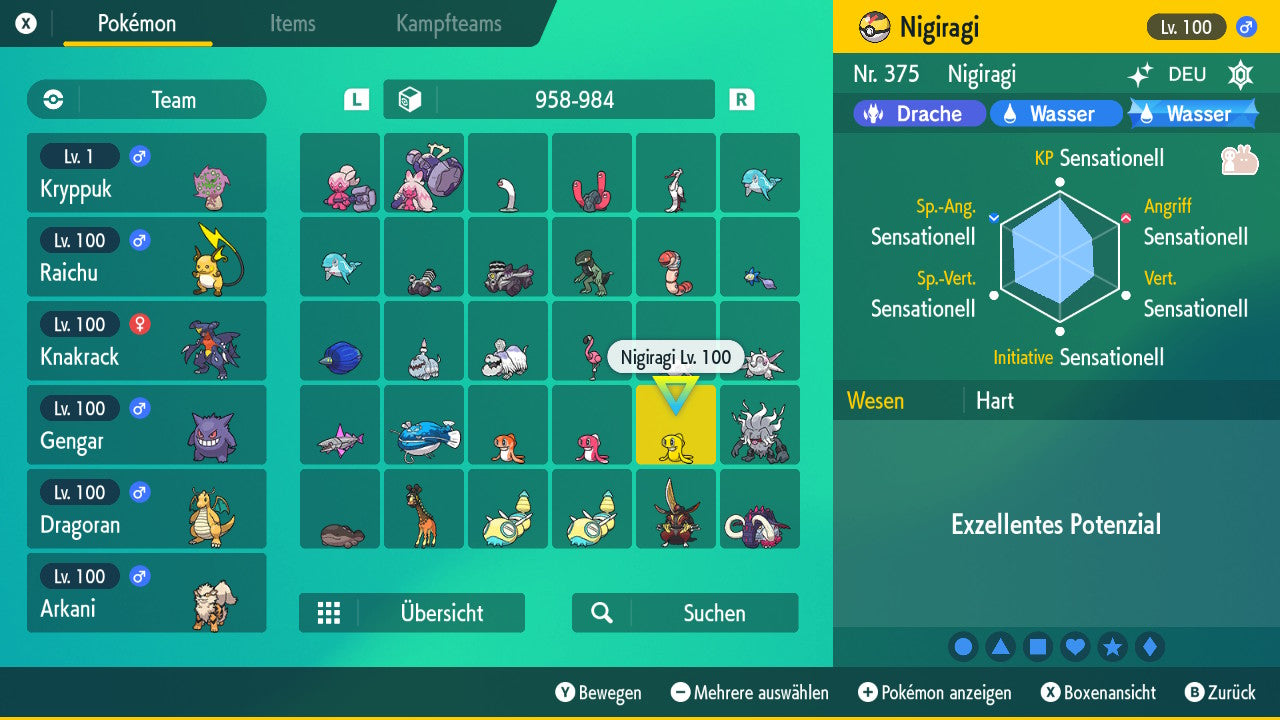 #978 Nigiragi Gestreckte Form