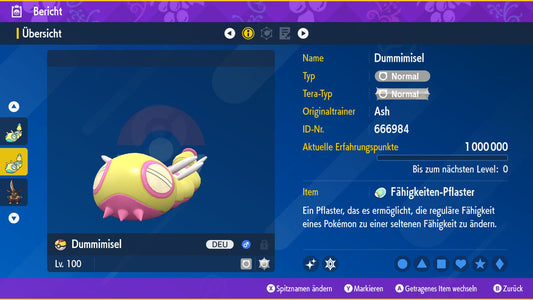 #982 Dummimisel Dreisegmentform