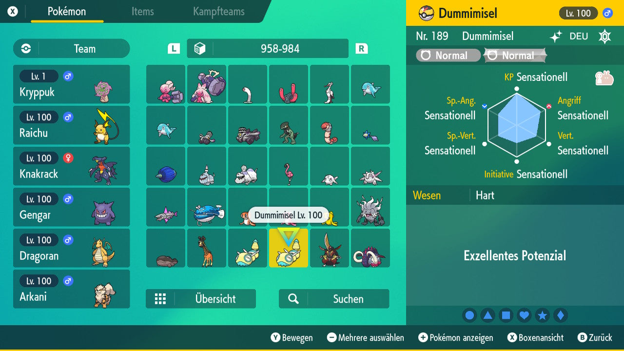 #982 Dummimisel Dreisegmentform