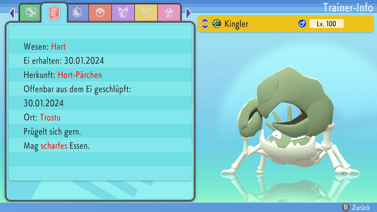 #99 Kingler BDSP