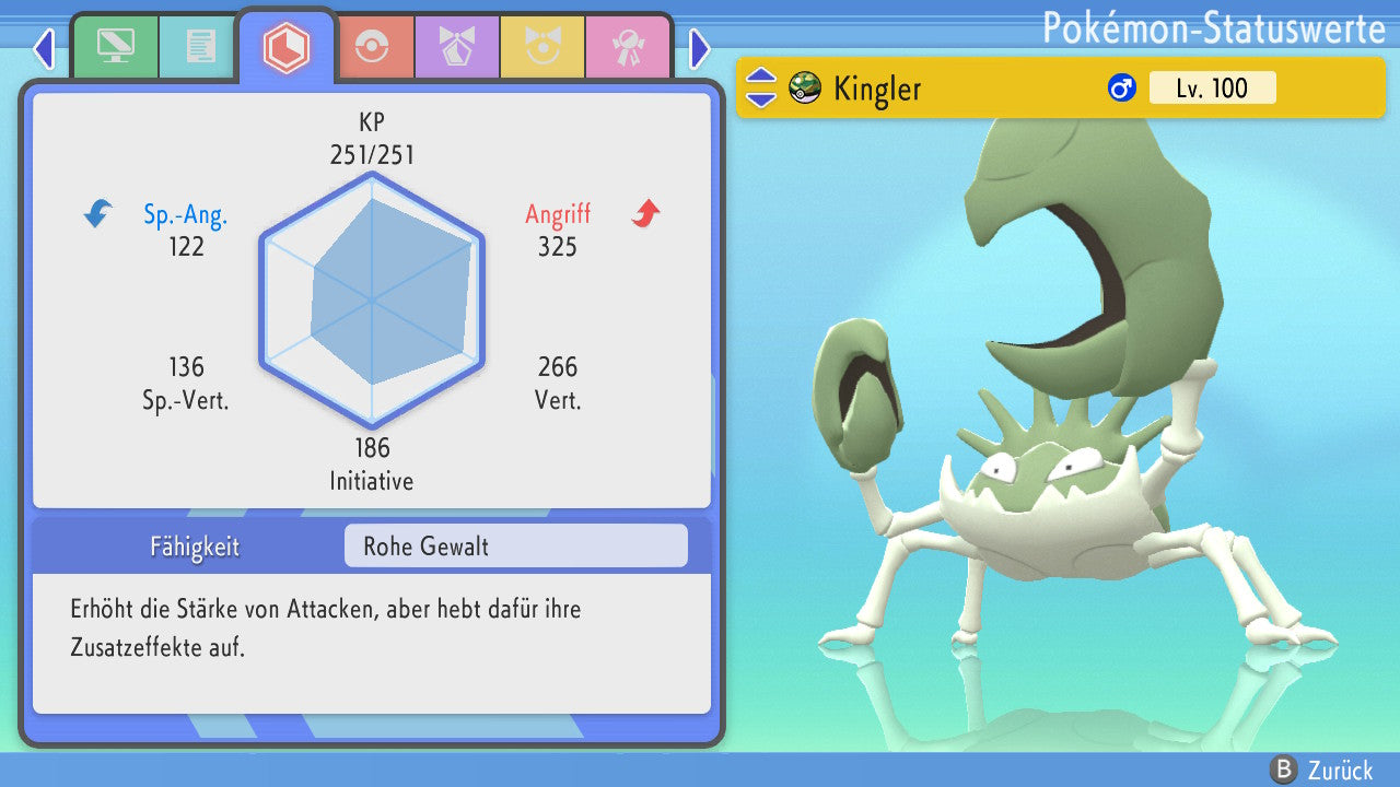 #99 Kingler BDSP