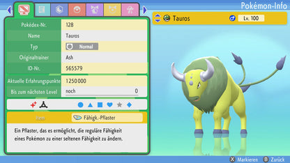 #128 Tauros BDSP