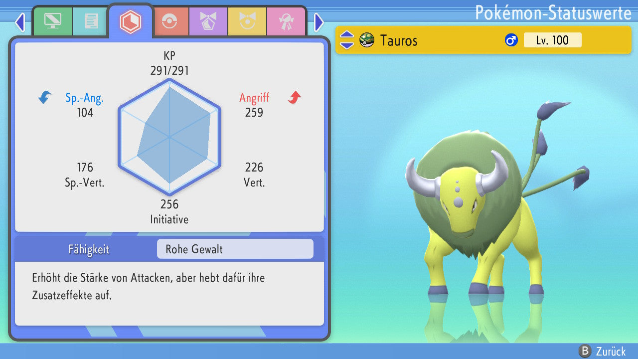 #128 Tauros BDSP