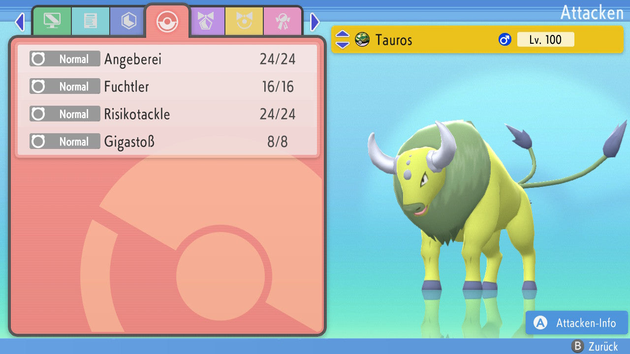 #128 Tauros BDSP
