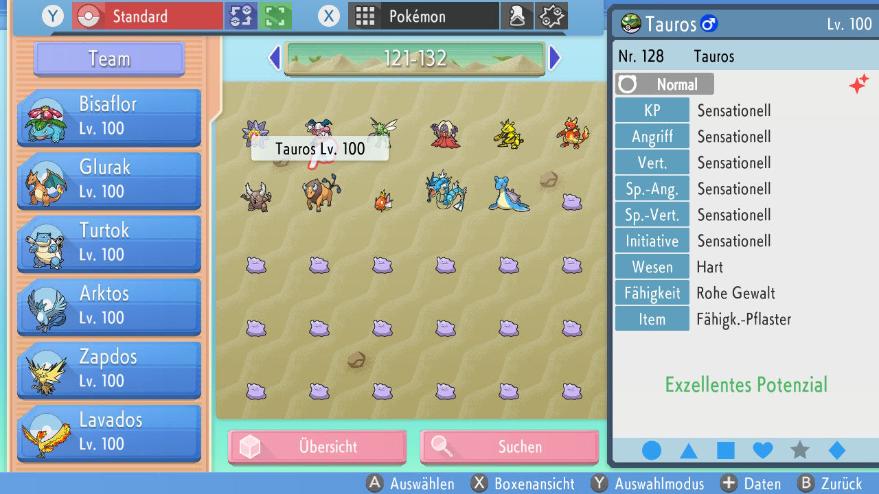 #128 Tauros BDSP