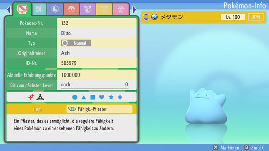 #132 Ditto Scheu BDSP