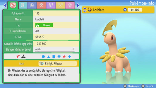 #153 Lorblatt BDSP