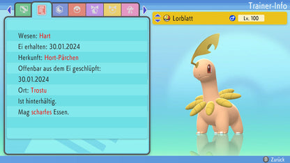 #153 Lorblatt BDSP