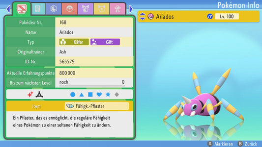 #168 Ariados BDSP