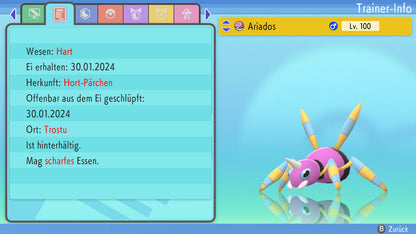 #168 Ariados BDSP