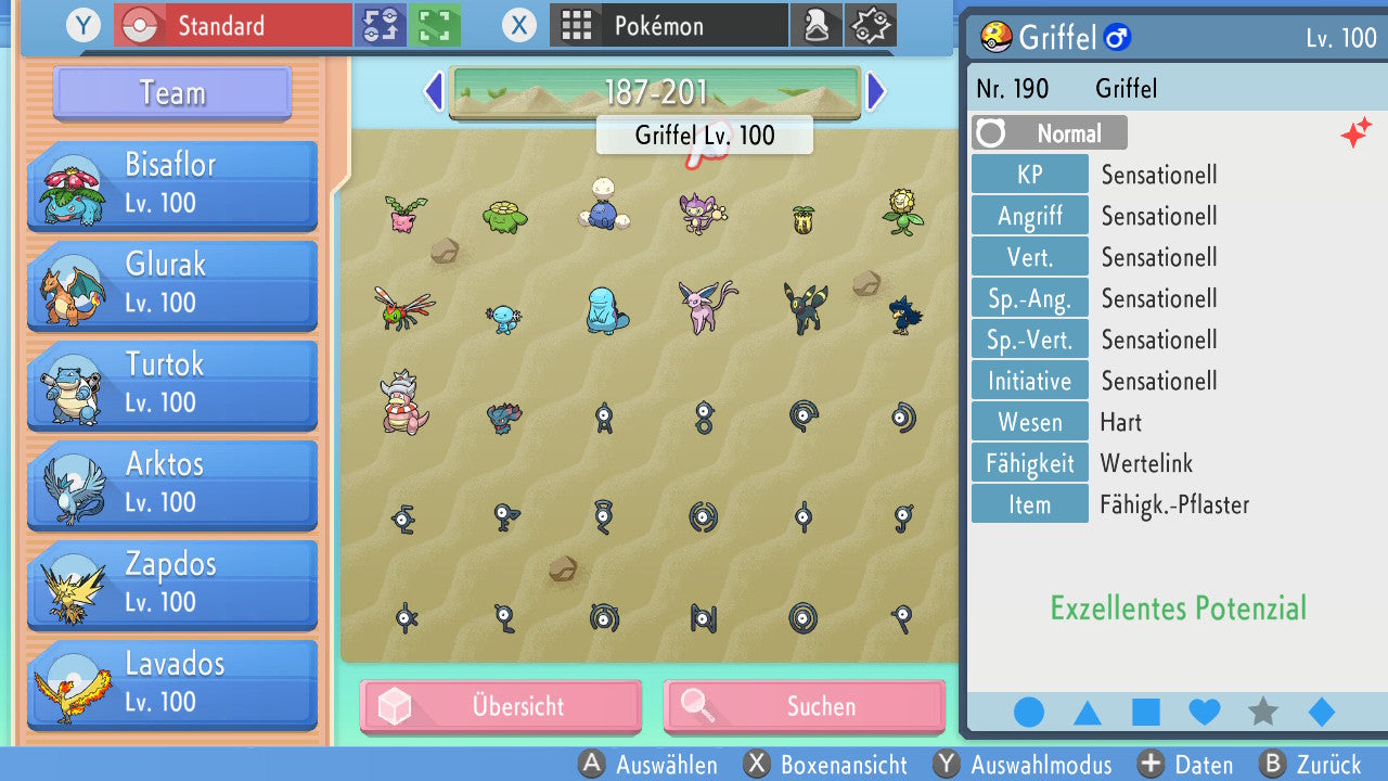 #190 Griffel BDSP