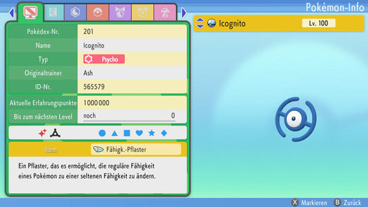 #201 Icognito H BDSP