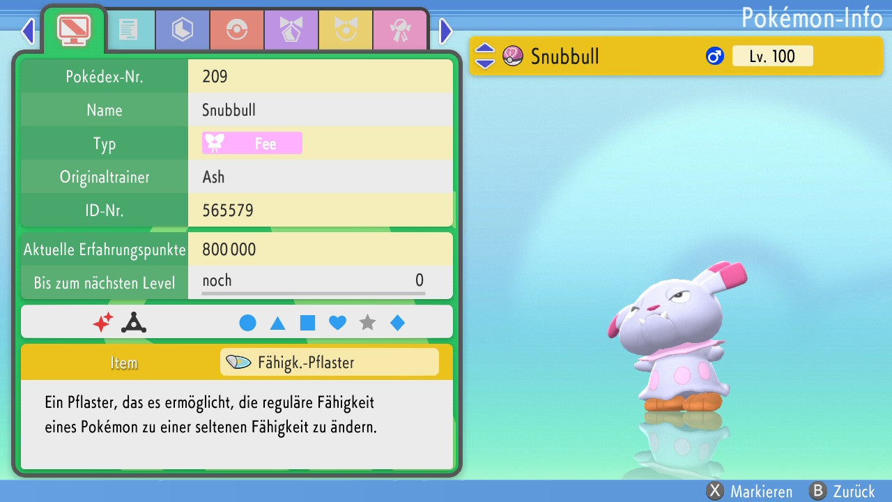 #209 Snubbull BDSP