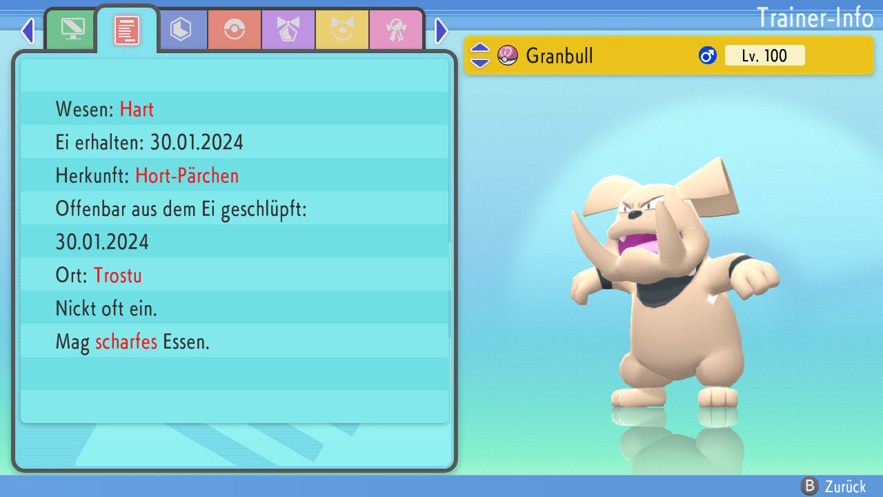 #210 Granbull BDSP