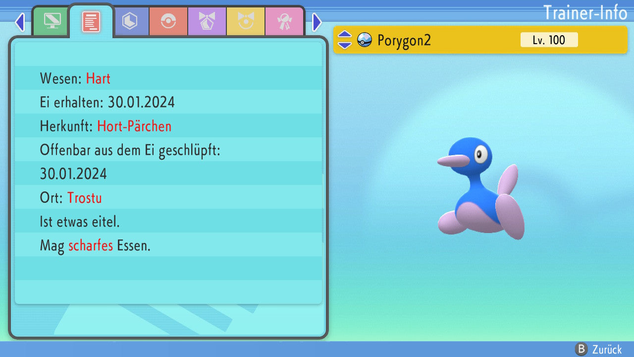 #233 Porygon2 BDSP