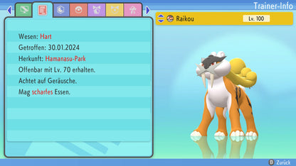 #243 Raikou BDSP
