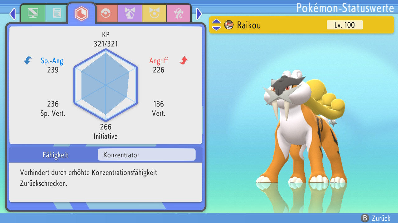 #243 Raikou BDSP