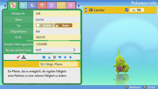 #246 Larvitar BDSP