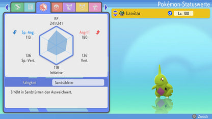 #246 Larvitar BDSP