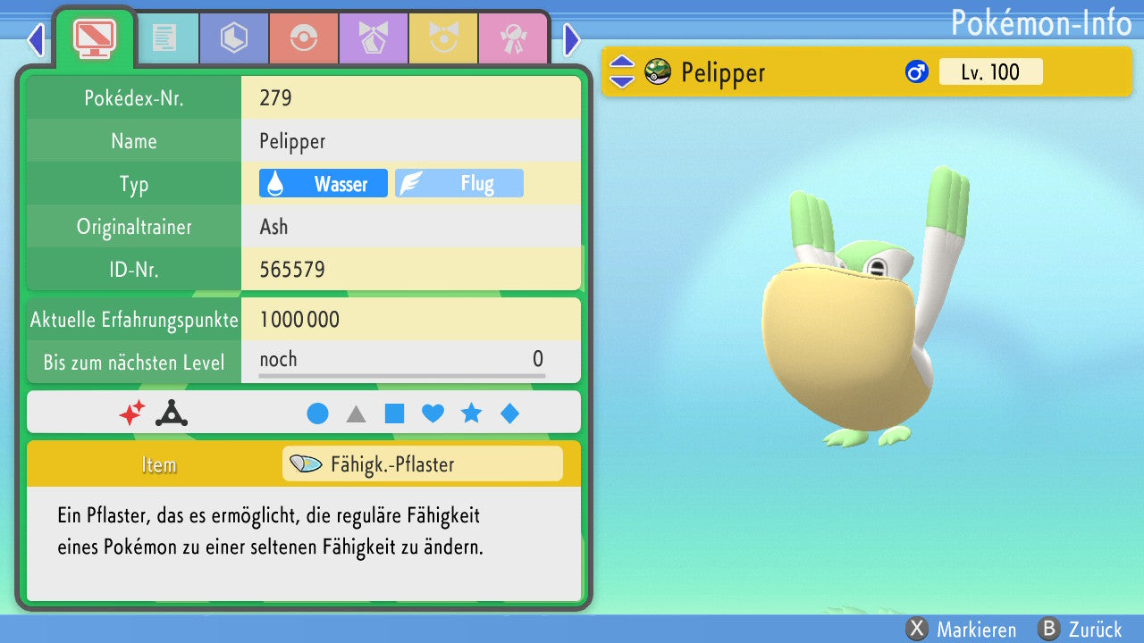 #279 Pelipper BDSP