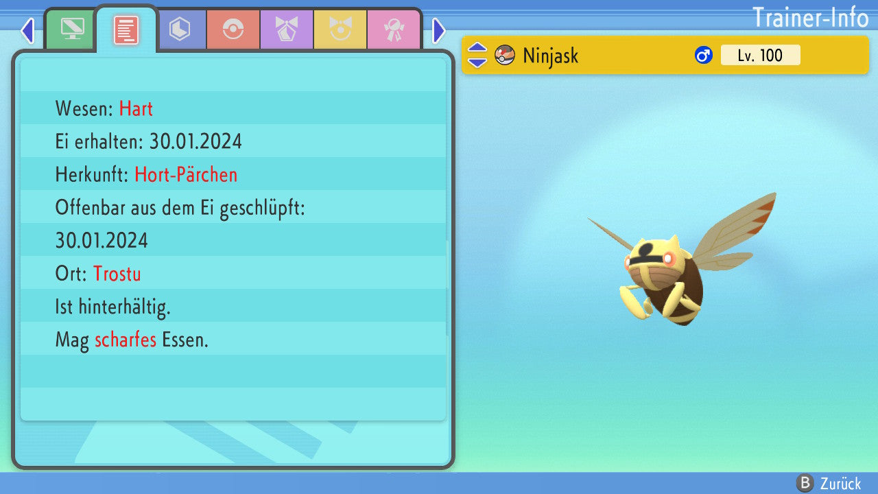 #291 Ninjask BDSP