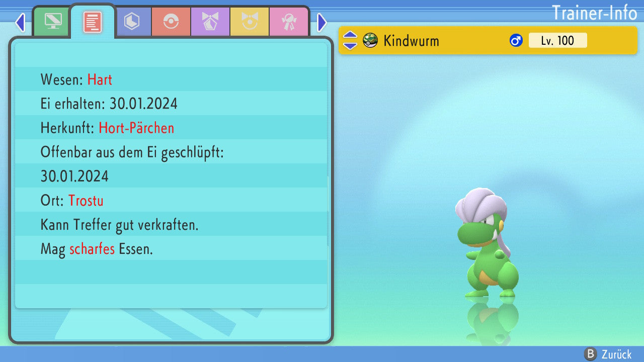 #371 Kindwurm BDSP