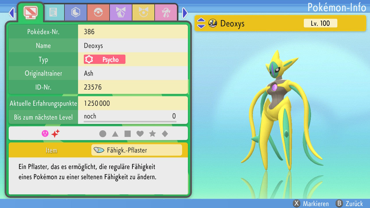 #386 Deoxys Angriffsform BDSP