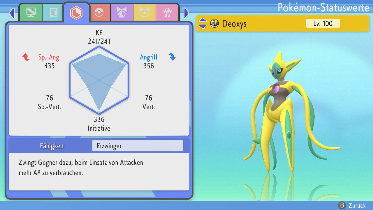 #386 Deoxys Angriffsform BDSP